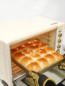 1pc 28x28cm Square Cake Roll Mold, Deep Cake Baking Pan, Non-Stick Square Cake Pan, Thick Carbon Steel Baking Tray,Jelly Roll Baking Mold,Oven Dedicated Swiss Roll Towel Roll For Home Use Snowflake Pastry Tool, Easy Clean,For Baking Chiffon Cake, Peanut Brittle,Swiss Roll, Cookies, Bread, Biscuits, Cooking Lasagna Brownie, And More, Home Kitchen Bakeware For Baking Cakes,Oven, Roasting & Toaster - Gold - View 6