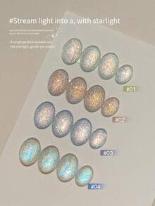 annies 美甲增强 4 Palace 炫彩闪光星系凝胶指甲油，反光全息可卸 UV 半永久美甲油，家用美甲及沙龙专属 - 彩色 - 查看 3