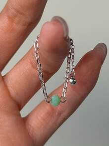 1件925纯银可调节吊坠项链，女士礼物 - 戒指 - 查看 3