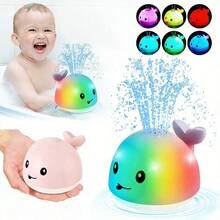 Infant Bath Toys, Suitable For Toddlers, Glowing Whale Spray Water Toys, Baby Swimming Pool Water Table Toys, Suitable For Babies 3 Months And Above, Bathtub Fountain Toys - Multicolor - View 11