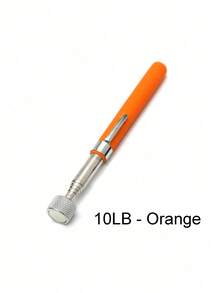 1pc Retractable Magnet Pickup Tool 2/5/8LB/10lb Precision Telescopic Adjustable Pickup Pen Orange Picking Up Small Pieces Strong Magnetic Suction Rod - A - View 12