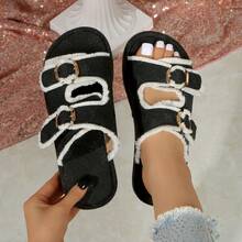 Giày sandal cao gót nữ kiểu dáng cổ điển, thanh lịch, đính ren rơm và ngọc trai giả, chống thấm nước, đế dày, thoải mái, không gây mỏi chân, thích hợp cho kỳ nghỉ, hàng ngày, tiệc tùng, quà tặng mùa hè. - Đen và trắng - Xem 2