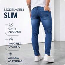 Men Jeans - Màu xanh lam - Xem 5