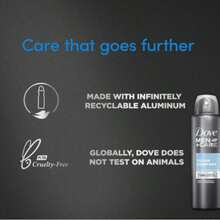 Dove Men + Care Antiperspirant Deodorant Spray, 48H Protection, Long-Lasting Clean Comfort Scent, Soothes & Moisturises Skin, 5 Oz. Each - 6 件 - 查看 4