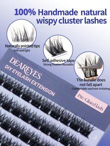 DearEyes DP-03 DIY Self-Adhesive False Eyelash Clusters - View 2