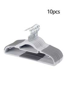1/10 chiếc móc treo quần áo chống trượt, 50 chiếc móc treo quần áo bằng nhựa, tiết kiệm không gian, siêu chống trượt, khả năng chịu tải 11 pound. - Nhiều màu - Xem 13