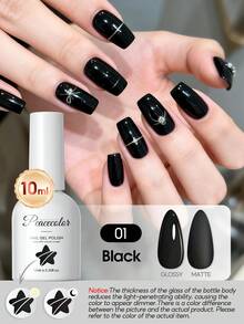 peacecolor 1 Bottle 10ml White Gel Nail Polish, Long-Lasting Classic White Nail Polish, Suitable For Beginners DIY At Home, Gel Nail Polish Manicure Art Gift, For Women - Multicolor - View 12