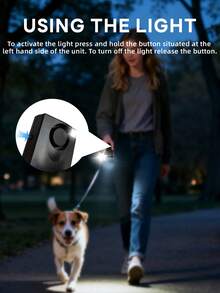 1pc ABS Material Personal Alarm With Flashing LED Light & 130dB Loud Sound, Square Shape Anti-Wolf Alarm Suitable For Women, Elderly, Home & Window Security - Black - View 6