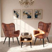 Kitchen Chairs - Brown - View 3
