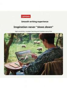 Lenovo BP28 3-In-1 Universal Pen, Passive Capacitive Pen, Magnetic Adhesion Stylus, High Sensitivity, Pixel-Level Positioning, Replaceable Tip, Handwriting Creation For Tablets And Phones, Compatible With Android And IOS Phones And Tablets - View 2