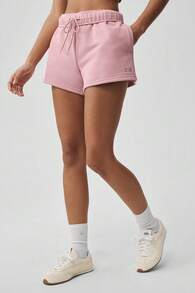 Alo Yoga Accolade Short Women's Athletic Heather Grey Designed For A Relaxed Fit W6472rg - 粉色 - 查看 4