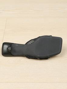 女士优雅高跟鞋、时尚漆皮凉鞋、时尚休闲包头凉鞋、时尚交叉凉鞋、职业高跟鞋、玛丽珍粗跟鞋、镂空凉鞋、时尚休闲交叉露跟鞋、Y2K 节日返校季秋季万圣节款式 - 黑色 - 查看 7