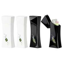 Lighter Pouch Case Set Ergonomic Design White And Black 4 Pack With 2 Sizes Compatible With BIC J3 J6 J8 XP2 Models Lucky Clover - Lucky Clover - 查看 2