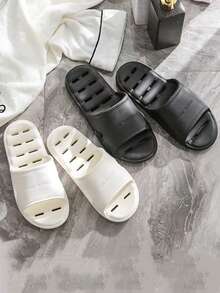 Bathroom Anti-Slip Slippers, Men & Women Quick-Drying Soft Bottom Shower Sandals, One-Piece Odor-Resistant Slides - Slippers - View 7