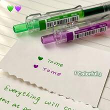 12-Color Set Of Colorful Retractable Gel Pens For Multi-Color Drawing And Journaling, Featuring 0.5mm High-Quality Ink For Painting, Student Back To School Stationery - Gel Pen - View 8