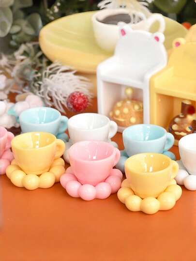 Bộ 12 chiếc/bộ, 4 chiếc/bộ, 3 chiếc/bộ, 2 chiếc/bộ cốc cà phê mini hình đám mây, thích hợp để trang trí cảnh vật, trang trí nhà búp bê, trang trí DIY, đạo cụ chụp ảnh, quà tặng ngày lễ và sinh nhật.