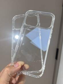 Bộ 2 ốp lưng điện thoại trong suốt, phù hợp với 17 Pro Max/17 Pro/17/16 Pro Max/16/16 Pro/16 Plus/11/15/15 Pro/15 Pro Max/13/14 Pro Max/13 Pro/13 Pro Max/14 Pro/14 Pro Max, ốp bảo vệ không bị ố vàng, chất liệu acrylic. - Hai bộ trong suốt - Xem 4
