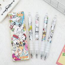SNOOPY 4支/套可爱斯诺克笔，学习用品，文具，学习用品，完美的派对礼物，以及送给球迷的节日礼物。 - 彩色 - 查看 5