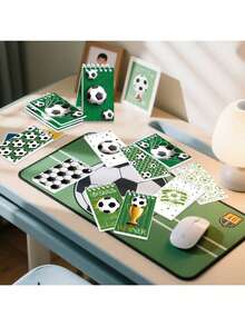 10本卡通足球口袋记事本、便签本、笔记本、日记本、计划本、周计划本，学生和办公用卡通文具，返校礼物 - 彩色 - 查看 3