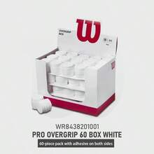 60条威尔逊专业沙滩网球拍吸汗带，全新包装 - 彩色 - 查看 9