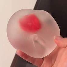 2个装 2026新款逼真草莓麻糬慢回弹玩具 - 柔软、有嚼劲、可拉伸透明外层 - 彩色 - 查看 8