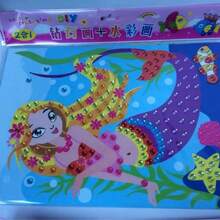 10 Tờ Giấy Vẽ Tự Làm 26*19cm Hình Dán Kim Cương Nhựa Hình Hoạt Hình Động Vật Bé Gái Bé Trai Tranh Dán Tự Do Quà Tặng Sinh Nhật Quà Tặng Khai Giảng Đồ Dùng Dạy Học Mẫu Giáo Mặt Sau Có Thể Vẽ - Màu be - Xem 3