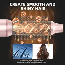 The 2026 6-In-1 Hot Air Curling Brush Set Offers Multiple Functions, Suitable For Blow-Drying, Straightening, And Curling (50°C/78°C/105°C), Providing Powerful Performance While Saving Time And Effort. Its Portable Design Makes It Ideal For Travel. - US A Type Plug(110-127V) - View 10
