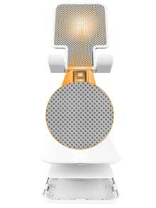 Giá đỡ điện thoại xoay được, giá đỡ điện thoại gập đôi, đế điện thoại để bàn có thể gập lại hoàn toàn, tương thích với iPhone 17/16/15/15 Pro Max/14 và tất cả các điện thoại thông minh. - trắng - Xem 8