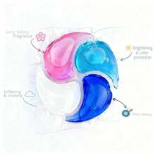 [Luxury 4-In-1 Laundry Detergent Pearls] Water Drop Aesthetic Design | Four Color Essence, Cleaning + Color Protection + Softening + Long-Lasting Fragrance | High-End Lasting Fragrance, Soft & Fluffy | Visible Dissolution & Release, Essential For Slouchy People - Liquid - View 10
