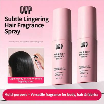 香氛喷雾，头发香氛喷雾，织物香氛喷雾，女士香水，花香香氛喷雾，持久滋养保湿，令秀发柔软顺滑，每一根发丝都散发迷人香气。身体和头发二合一，适合日常使用或约会，女士必备奢华礼物，情人节、生日、圣诞节的完美之选。