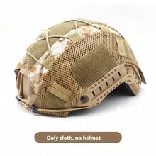 Outdoor Helmet Cover Detachable Breathable Mesh Camouflage Helmet Liner With Elastic Cord, Disguise Climbing Hat - Multicolor - View 11