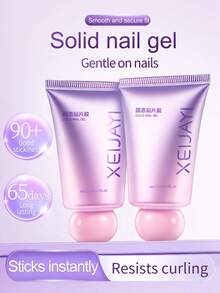 XEIJAYI 1瓶30毫升固体指甲胶 - 适用于指甲贴纸、3D指甲雕刻的强力粘合剂，需配合UV LED灯使用 - 1支 - 查看 4