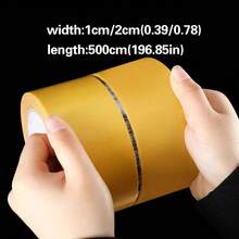 2 Rolls High Adhesive Fabric Tape, No-Cut Multi-Functional Seamless Hem & Sleeve Fixer, Suitable For Fabric Clothing Self-Adhesive Fixation - Random Style - View 10