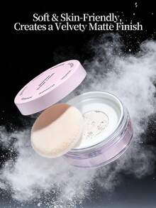 12g Polvo suelto con borla, polvo matificante de control de grasa, fijación de maquillaje de larga duración, aplicación suave - Multicolor - Ver 9