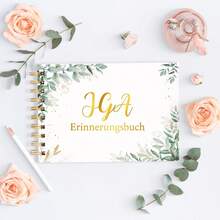 APODESS JGA Erinnerungsbuch - Gästebuch für Junggesellenabschiede und Hochzeitsfeiern zur Dokumentation besonderer Momente-Partyzubehör-Set - Übersicht 6