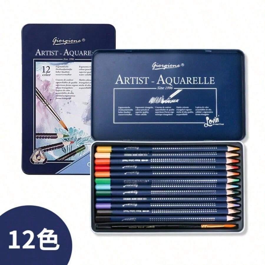 Watercolor Pencil Color Enpitt 12 Colors - 写真の通り - チェックする 1