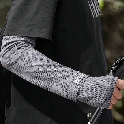 Sunshade Arm Sleeves For Men And Women, Loose Fit, Summer Ice Silk, Large Size, Extended Arm Protection, Driving Gloves, Ice Sleeves, Summer Fishing Arm Protection