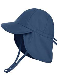 1pc Baby UPF 50+ Quick Dry Hooded Sun Protection Cape, Lightweight Breathable Beach Hat Suitable For Outdoor Swimming, Hiking And Summer Activities - 1PC - View 27