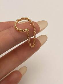 1件优雅别致百搭简约镂空耳夹，新款精致无耳洞耳环，适合女性日常及节日佩戴 - 鏤空耳夾 - 查看 4