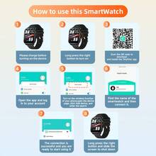 2026 Smart Watch For Men & Women, 1.83" HD Display, 260mAh Large Battery Capacity For Long Lasting Use, Built-In LED Flashlight, Wireless Calling, Camera, Multiple Sports Modes, Essential Accessory - View 10