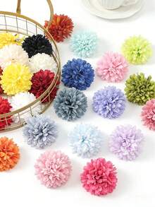 10/20/30 Peças Bolas de Crisântemo Artificial, Materiais DIY para Coroa, Decoração de Festa de Aniversário, Decoração de Casamento, Buquê de Noiva, Decoração Doméstica, Decoração de Peitoril de Janela de Restaurante e Quarto, Decoração de Vaso, Decoração do Dia dos Namorados e Ano Novo, Jardim Externo, Decoração Sazonal Escolar - Mistura de cores - Visão 6