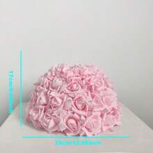 Handmade Rose Petal Lamp Shade - Umbrella-shaped Rose Lampshade - View 2