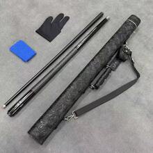 High-Quality Pool Cue Set, 3 Tip Sizes Available (10.5mm/11.5mm/12.5mm), Comfortable Grip, Precise Ball Control, Ideal For Home Entertainment And Competitions. - Black - View 10
