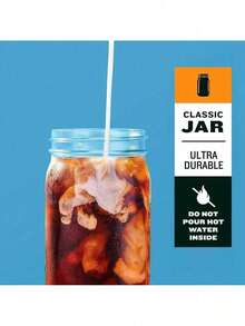 Glass Cold Brew Coffee Maker With Lid - Wide Mouth, 2 Quart (64 Oz) - Heavy Duty, Leak Proof - Sun & Iced Tea Pitcher, Cold Brew Coffee, Breast Milk Storage, Water - Silver - Silver - View 3