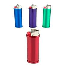 4-Pack Variety Pack Blank Metal Lighter Case Customizable Reusable Lighter Case For Regular Bic J6 Lighters - Đỏ Xanh lam Xanh lục Tím - Xem 8