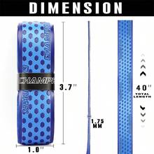 1pc PU Baseball Bat Wrap Shock Absorbing Multi-Color Non-Slip Sports Accessory, Outdoor Sports Cricket Softball Baseball Bat Handle Grip Sweatband Tennis Racket Handle Grip - Multicolor - View 3