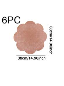 1/4/6 tấm lót bàn bằng nhựa PVC mạ vàng họa tiết hoa, cách nhiệt, chống trượt, thích hợp trang trí cho khách sạn, nhà hàng, tiệc cưới, ngày lễ tình nhân, các dịp lễ hội, dã ngoại, tiệc sinh nhật. - Nhiều màu - Xem 9