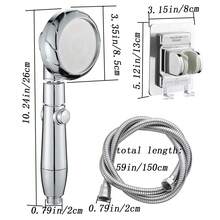 Bộ vòi sen cầm tay áp lực cao kèm giá treo tường bằng nhựa - Bộ vòi sen đa chức năng 2 mảnh có thể điều chỉnh với ống dẫn nước dài 59 inch, chế độ phun tiết kiệm nước và mạnh mẽ cho trải nghiệm tắm tuyệt vời nhất. - Mô hình phổ quát - Xem 11