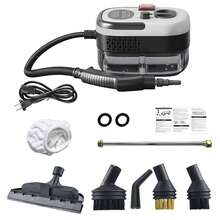 Limpiador a Vapor de 2500W de Alta Presión, Limpiador a Vapor de Mano de Alta Temperatura para el Hogar, Cocina, Baño y Automóvil - Blanco - Ver 2