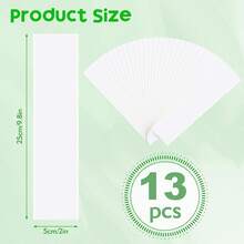 13pcs Golf Club Regrip Tape, 2 Inch X 10 Inch Solvent Activated Double-Sided Grip Tape - White - View 2